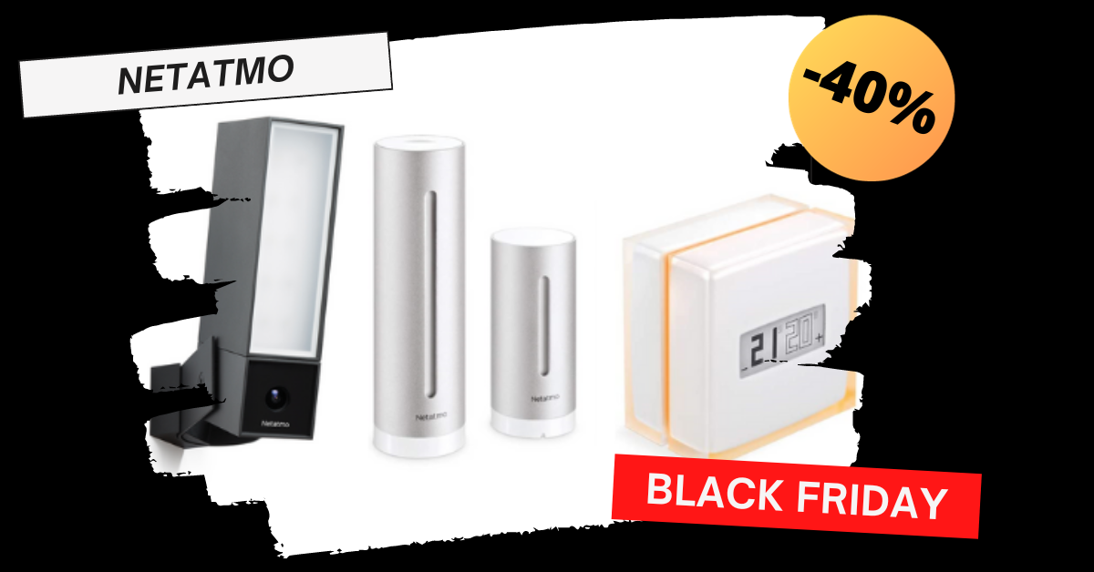 Netatmo Pluviomètre connecté sans-fil pour la Station Météo Netatmo,  NRG01-WW, Noir