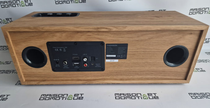 Enceinte Bluetooth Thomson Cosy WS702 - 150W Bois - TV, USB, AUX