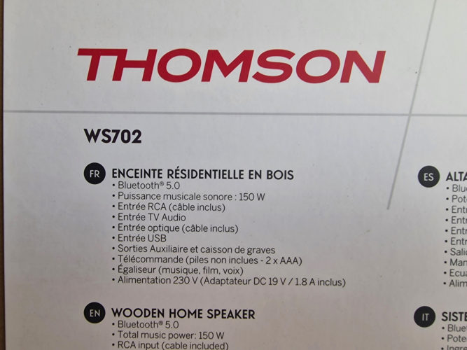 test thomson ws702 2