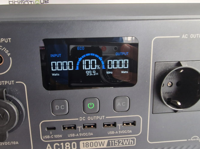Bluetti AC180: die 1152-Wh-Energiestation, die in nur einer Stunde aufgeladen wird! 8 test bluetti ac180 17