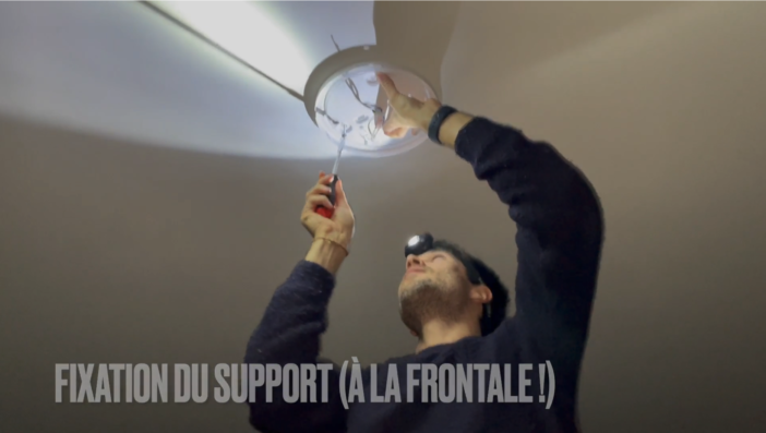 install plafonnier