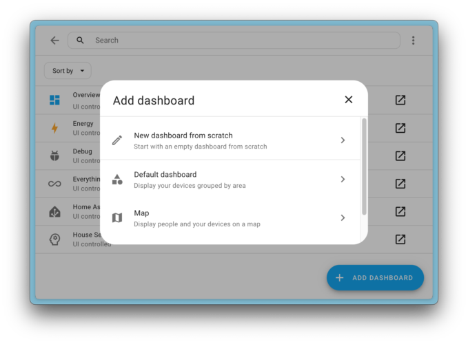 dashboard map