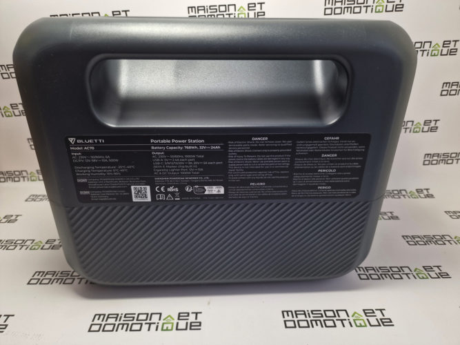 Test Bluetti AC70 : une batterie portable compacte mais endurante ! 11 test bluetti ac70 17