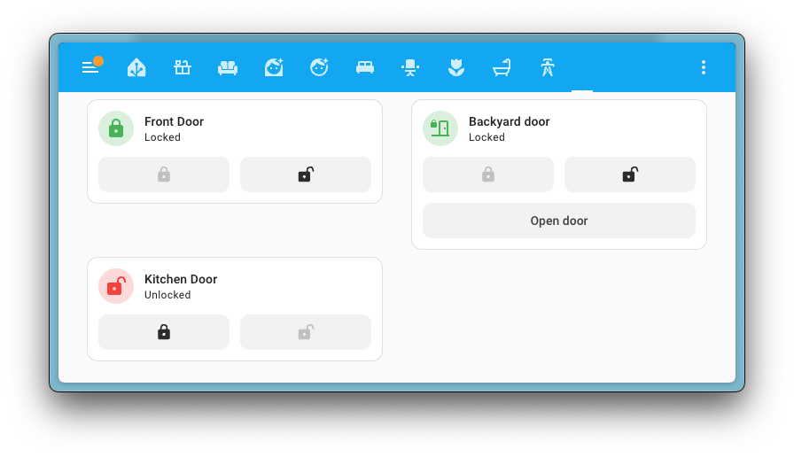 tile lock features