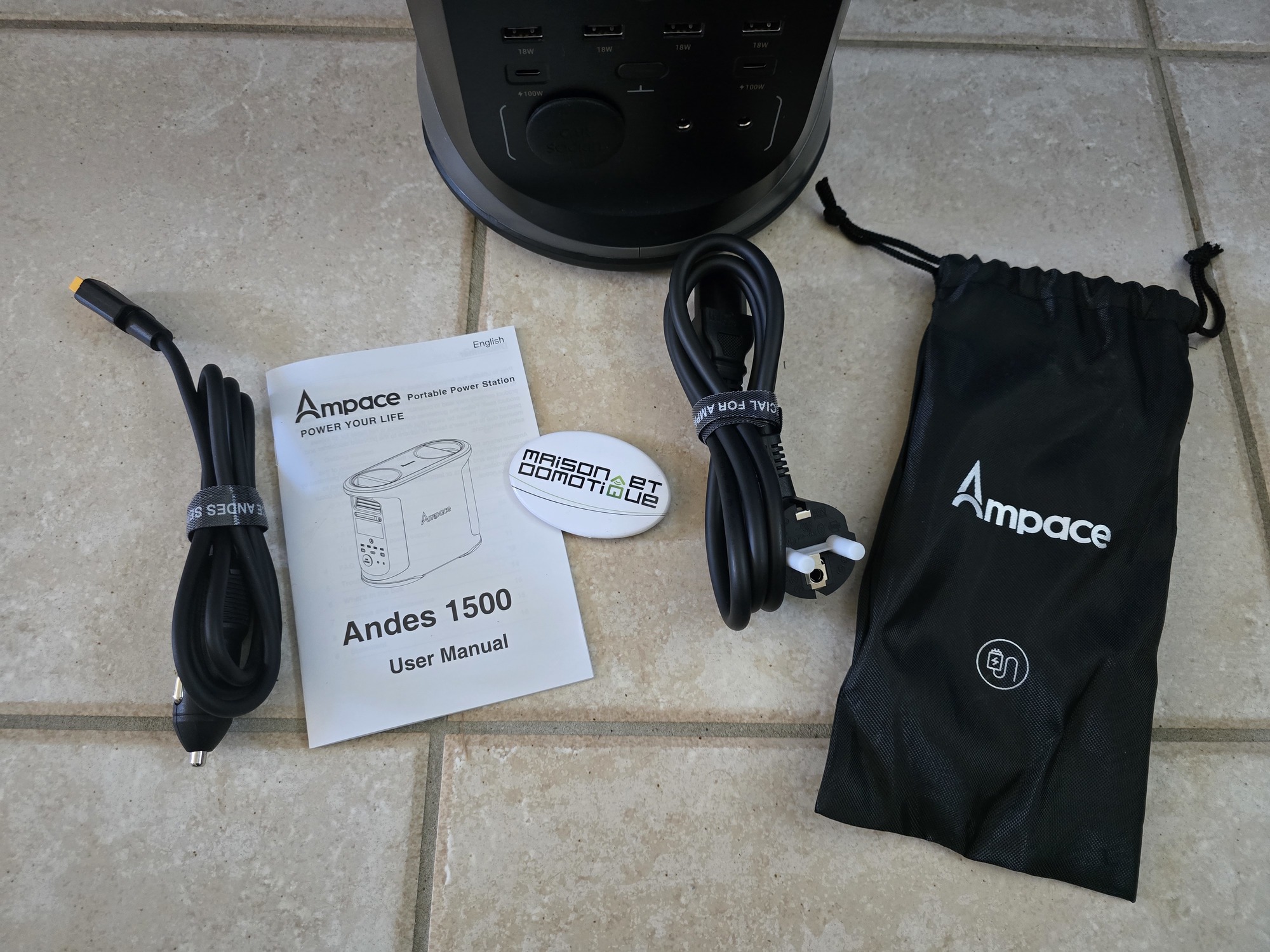 Ampace Andes 1500 ポータブル電源 1462Wh リン酸鉄 ANDESシリーズ