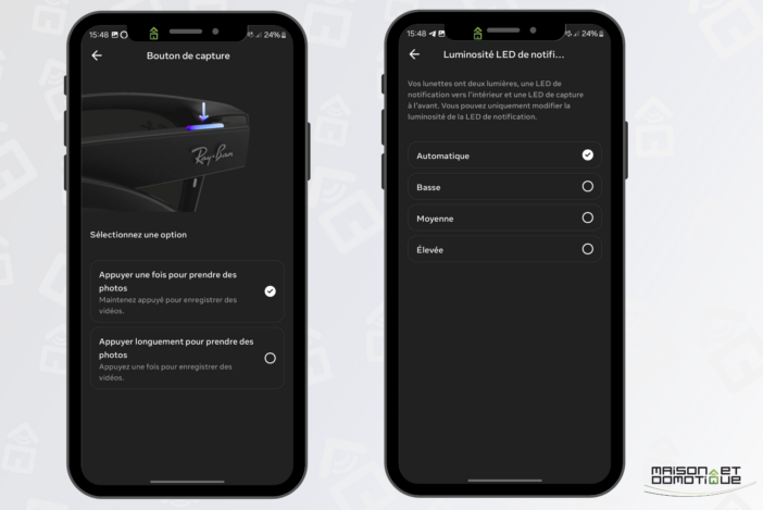 Test des lunettes connectées Meta Ray-Ban Wayfarer : Le chic Ray-Ban boosté à l’IA 20 meta app 08