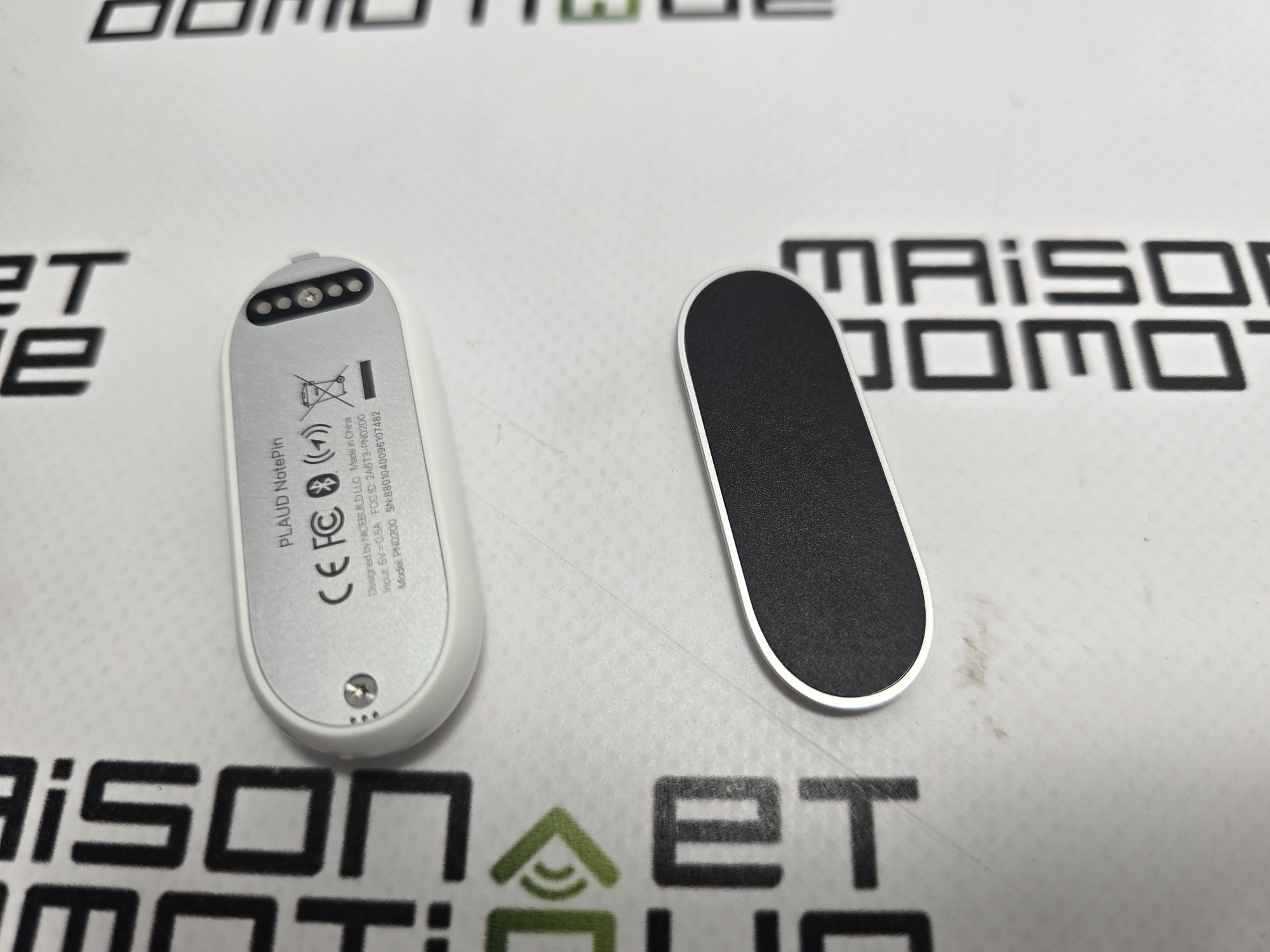 GIOPUEY Clip Hülle Für Plaud NotePin - Schnappverschluss Schutzhülle Schwarz