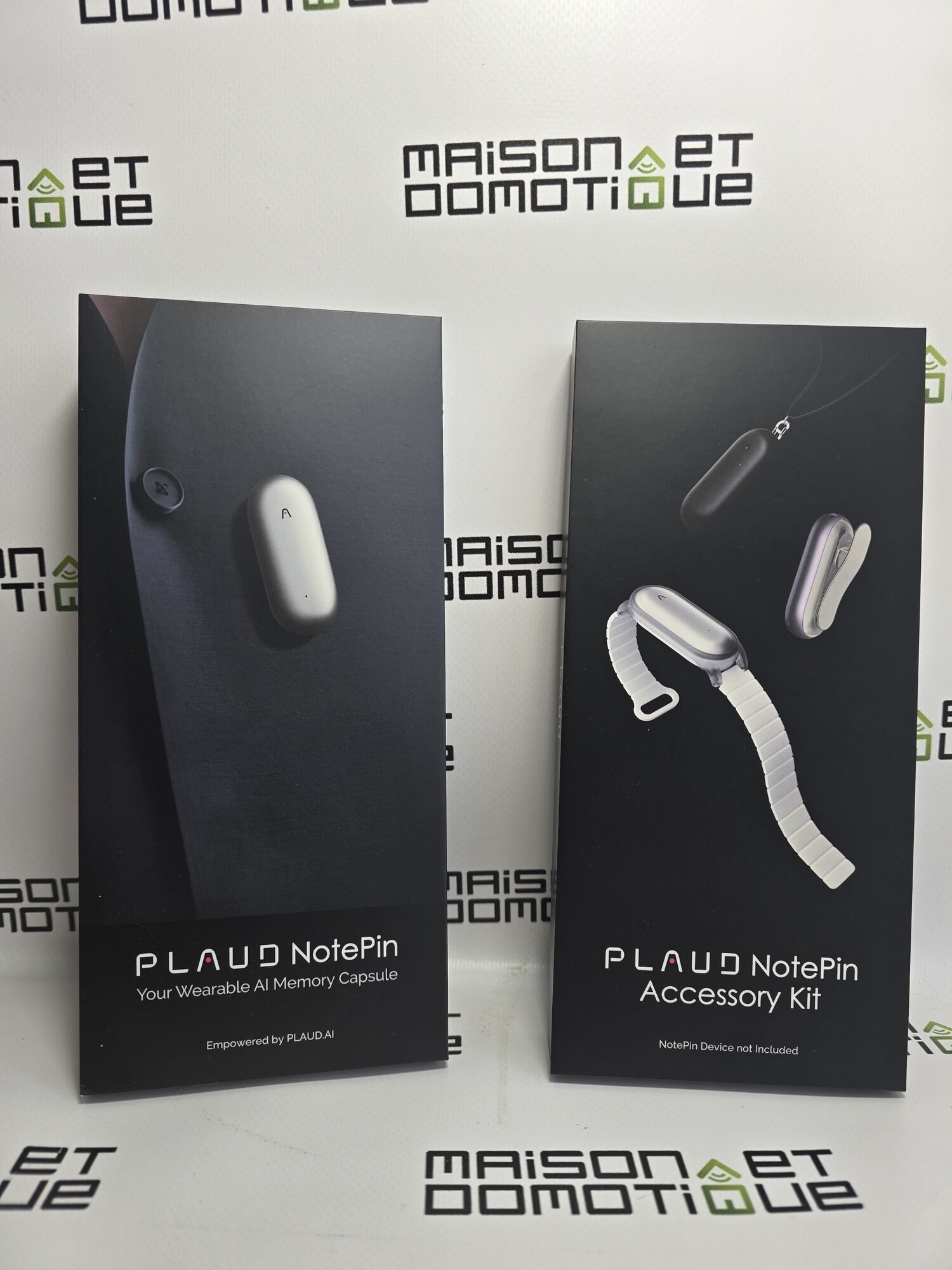 Étui EVA Rigide Avec Mousqueton Pour PLAUD NotePin AI – Protection Noire Portable Et Élégante