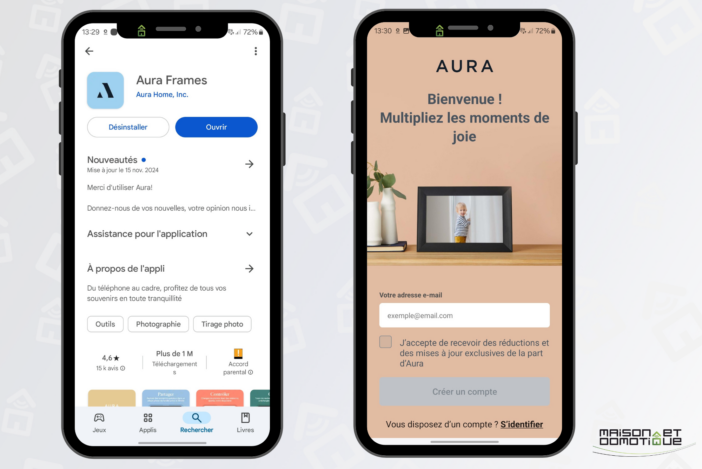 Test Aura Carver : découvrez le cadre photo qui va transformer votre décoration 9 aura app 01
