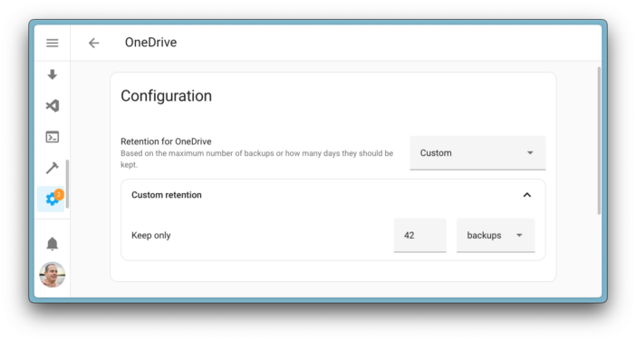 Home Assistant 2025.5 : النسخ الاحتياطية حسب الطلب، أصوات مخصصة و Z-Wave من الجيل الجديد 1 backups retention per location