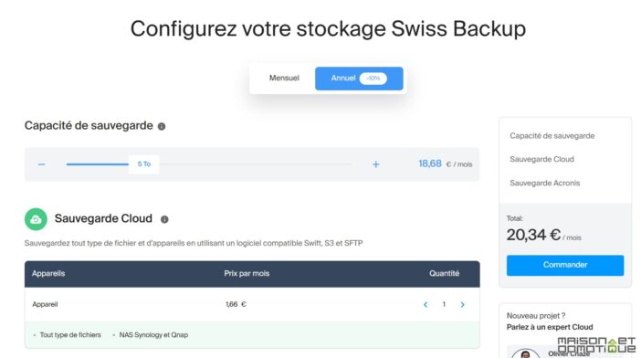 Swiss Backup: comment sauvegarder son Nas Synology facilement et à pas cher ? 4 backup synology swissbackup 002