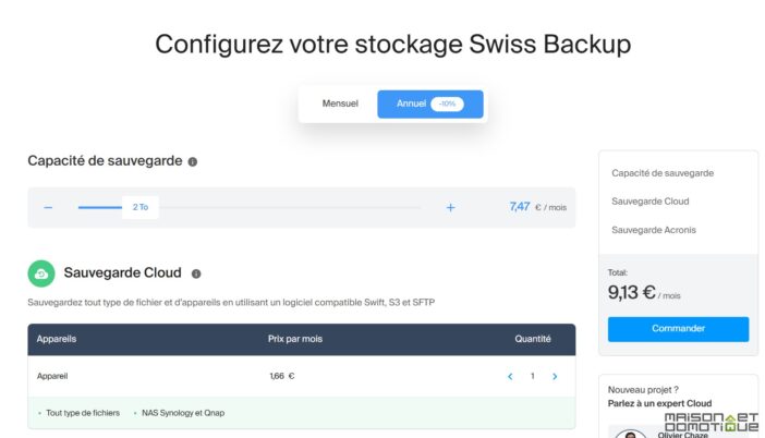 Swiss Backup: comment sauvegarder son Nas Synology facilement et à pas cher ? 3 backup synology swissbackup 003