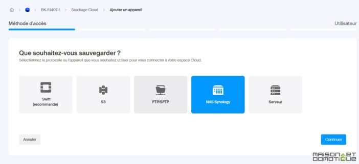 Swiss Backup: comment sauvegarder son Nas Synology facilement et à pas cher ? 8 backup synology swissbackup 008