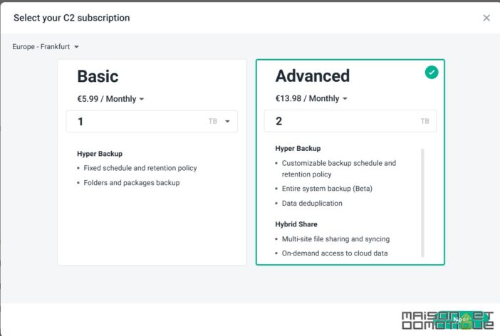 Swiss Backup: comment sauvegarder son Nas Synology facilement et à pas cher ? 1 backup synology swissbackup 025