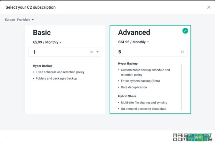 Swiss Backup: comment sauvegarder son Nas Synology facilement et à pas cher ? 2 backup synology swissbackup 026