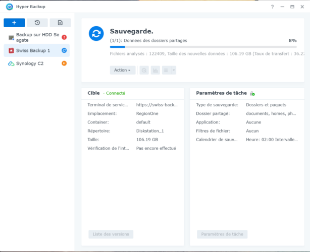Swiss Backup: comment sauvegarder son Nas Synology facilement et à pas cher ? 24 capture decran 2025 05 20 195845
