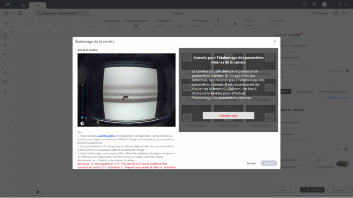 Teste Creality Falcon A1 Pro: finalmente um gravador a laser fácil de acessar! 22 capture decran 2025 07 25 172146