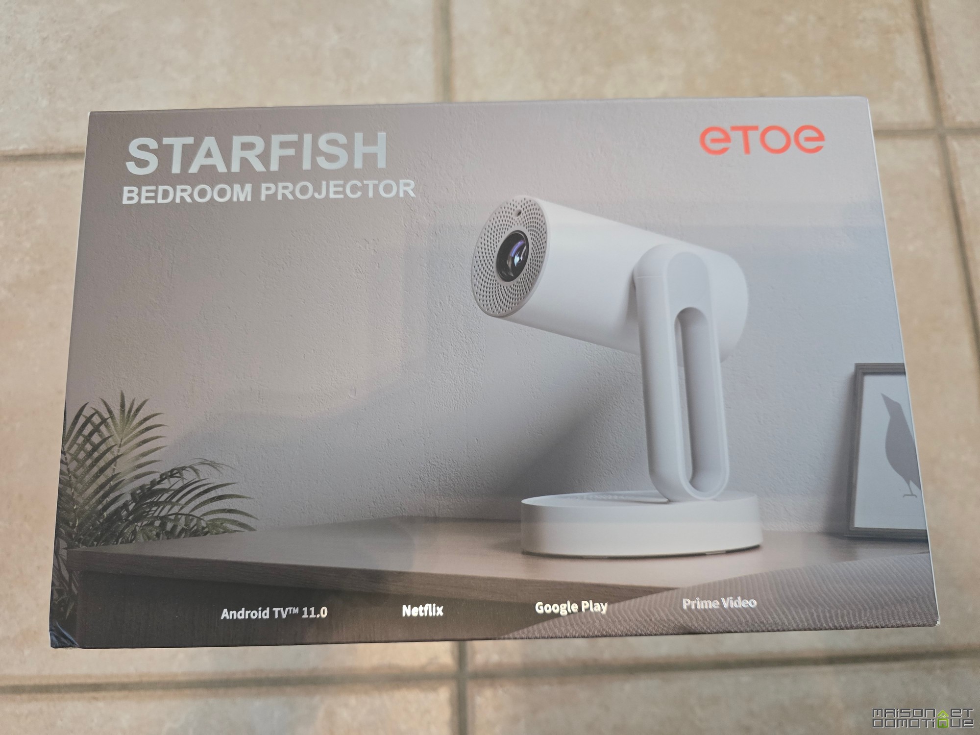 Test ETOE Starfish: between design lamp, Android TV and