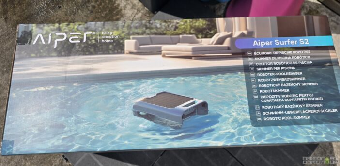 Test Aiper Surfer S2 : Skimmer solaire, entretien zéro prise de tête 1 test aiper surfer s2i 03