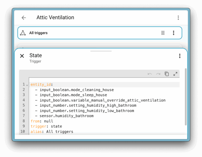 template yaml editor toolbar