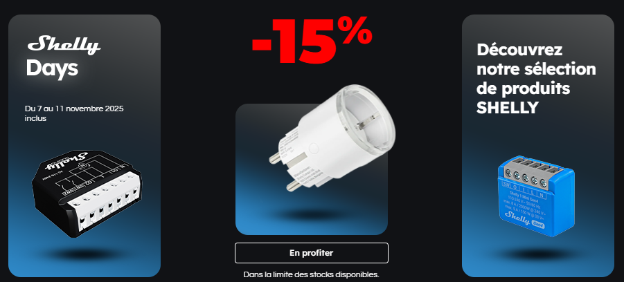 Shelly Days : –15 % sur toute la gamme, jusqu’au mardi 11 novembre 13 promo Shelly