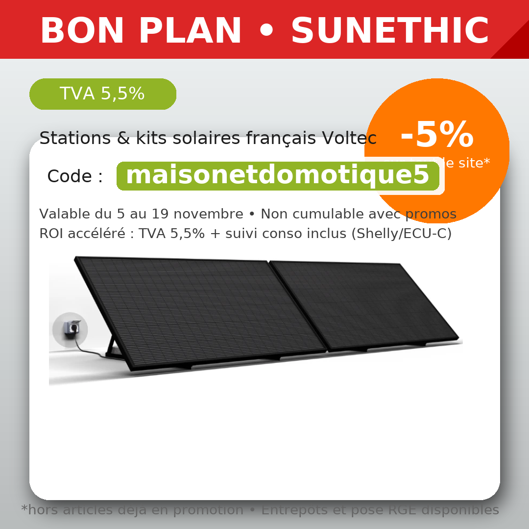 Sunethic : –5 % sur tout le site avec le code maisonetdomotique5 9 visuel sunethic 11 11 v2