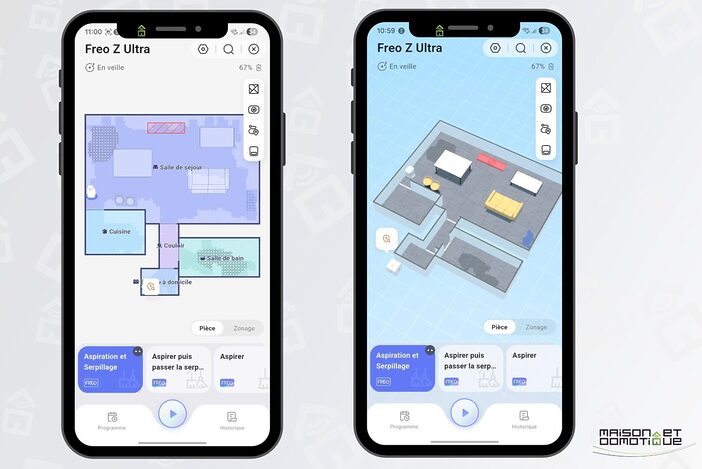 Plinthes, poils de chien, parquet brillant : on a testé le Narwal Freo Z Ultra 7 app narwal 06