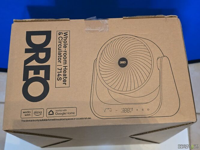 test dreo chauffage connecte 001