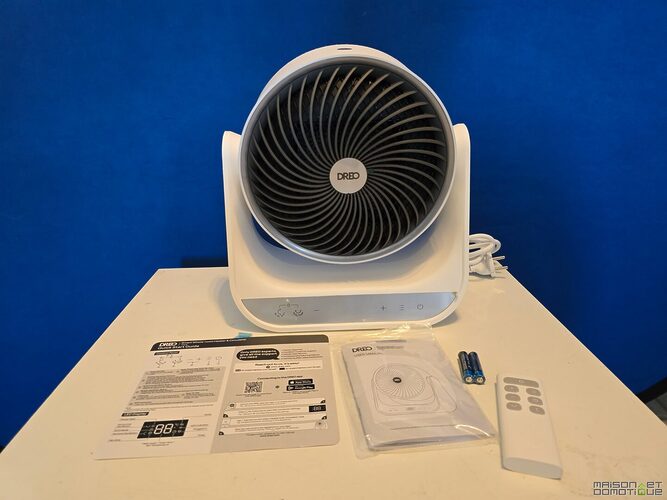 test dreo chauffage connecte 003