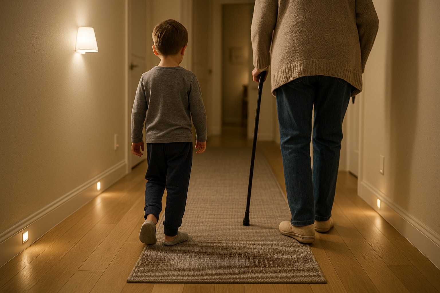 Rendre la maison plus sûre pour enfants et seniors en sécurisant les zones de passage 3 titre couloir