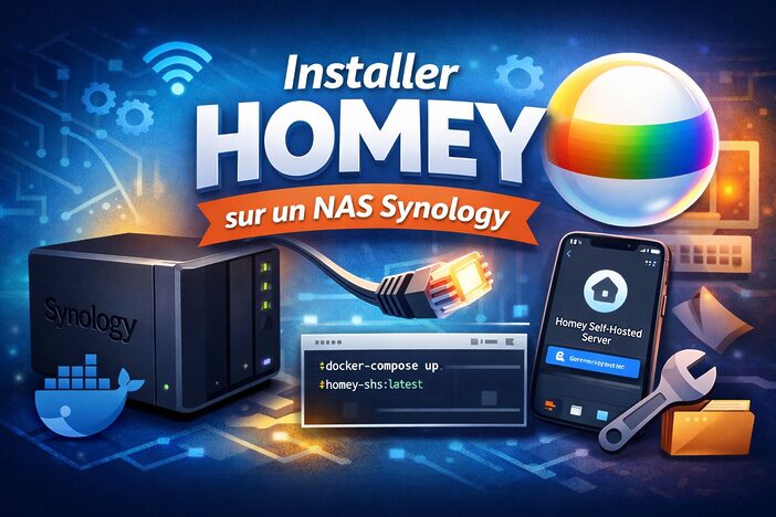 titre install homey synology