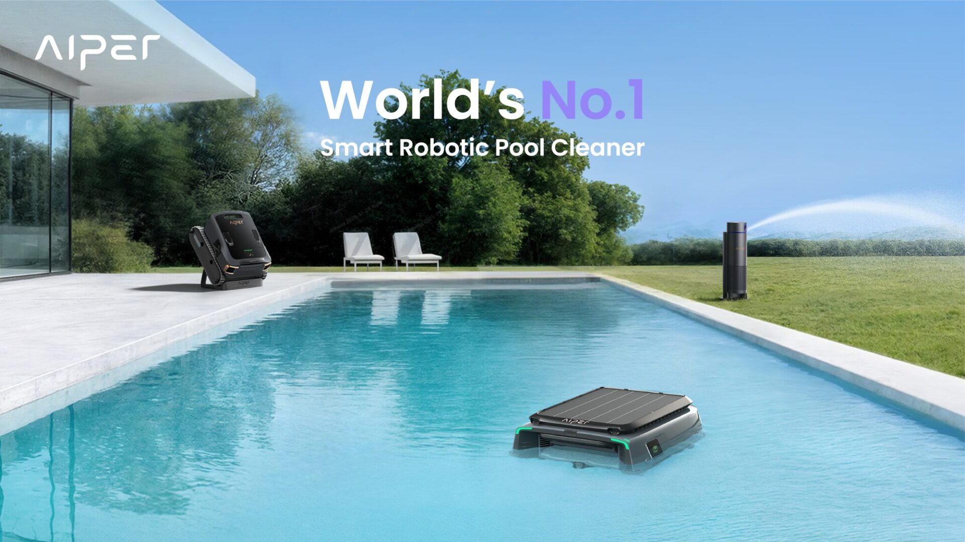 Aiper au CES 2026 : un écosystème IA pour la piscine et le jardin, avec deux produits primés