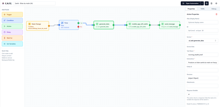 C.A.F.E. dans Home Assistant : des automatisations façon Node-RED… sans Node-RED 8 cafe 2
