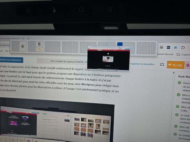 dispoition fenetres windows