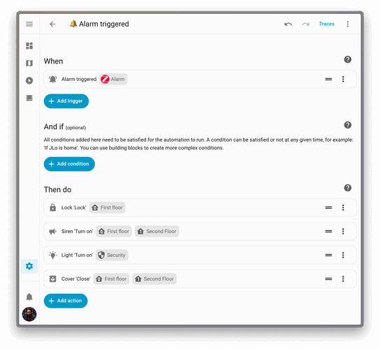 Home Assistant 2026.1 : 재설계된 모바일 탐색, 프로토콜 메뉴, 그리고 품질이 향상된 통합 3 target summary automation editor