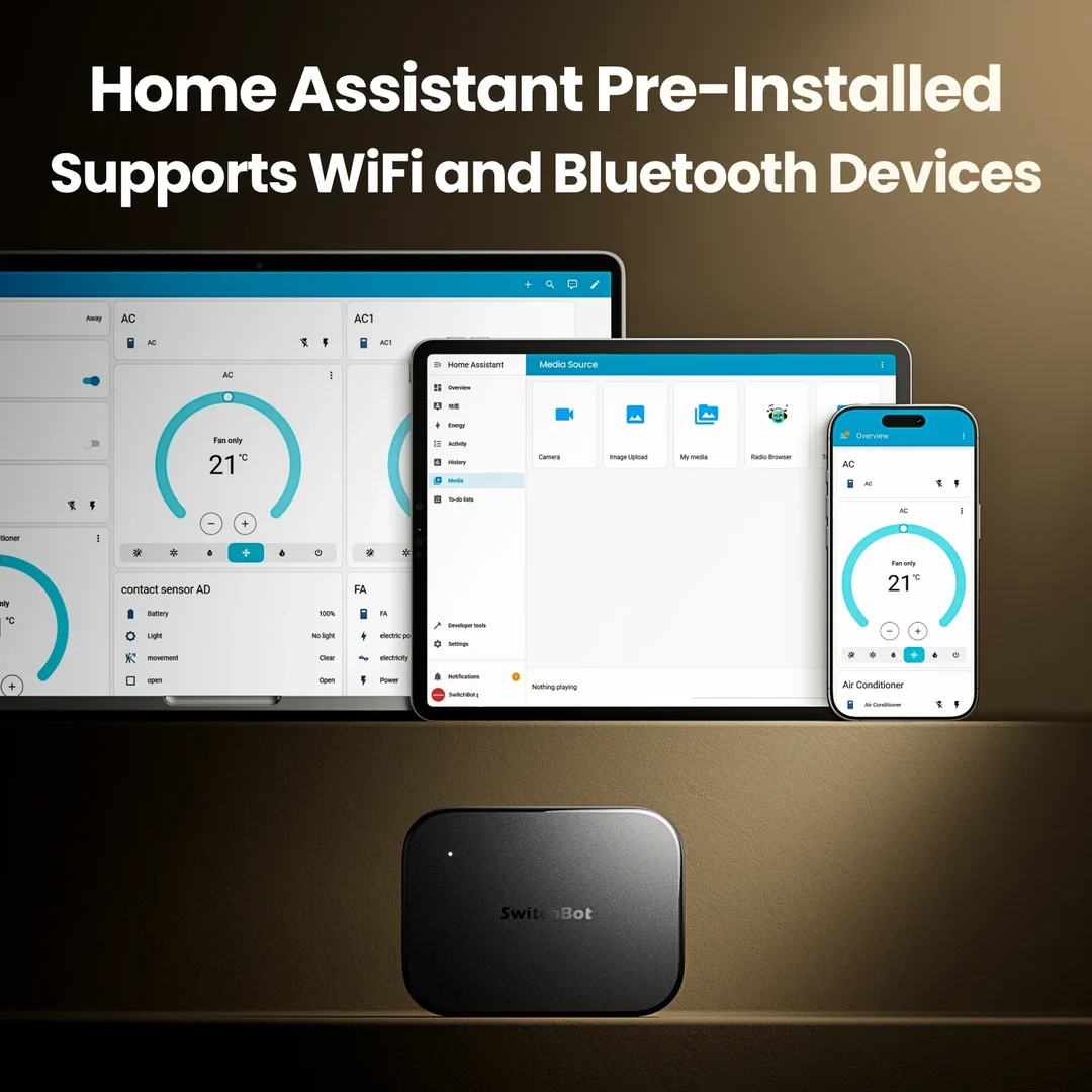 SwitchBot Hub IA: настоящий локальный мозг для вашего умного дома, с OpenClaw, Frigate и Home Assistant 4 ai hub en amazon images 1600x1600 07 1x 1