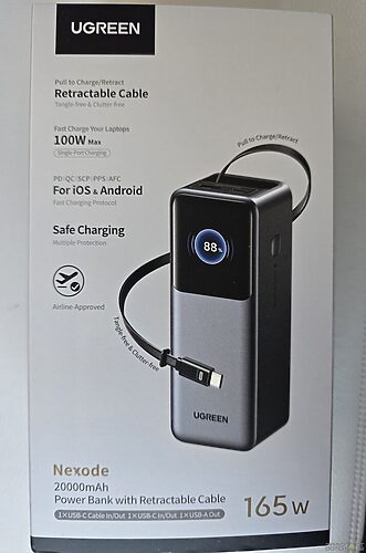 test ugreen batterie retractable 014