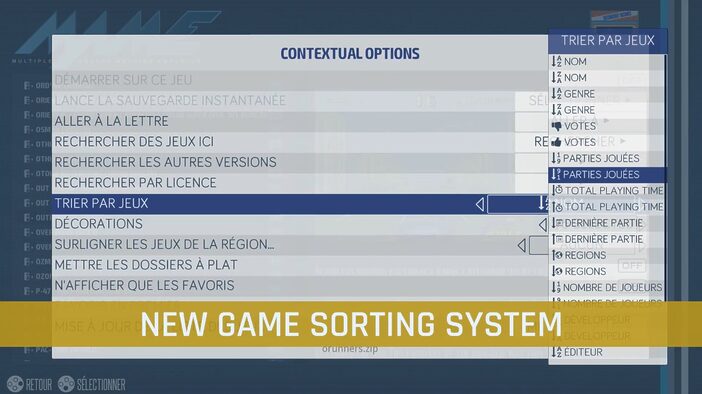 RecalBox 10 : Raspberry Pi 5,Steam Deck,新界面……迄今为止最雄心勃勃的版本 5 tri jeux