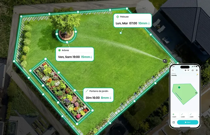 Ce système d’arrosage intelligent adapte l’eau selon la météo et promet 40 % d’économie 1 irrisense v2 01