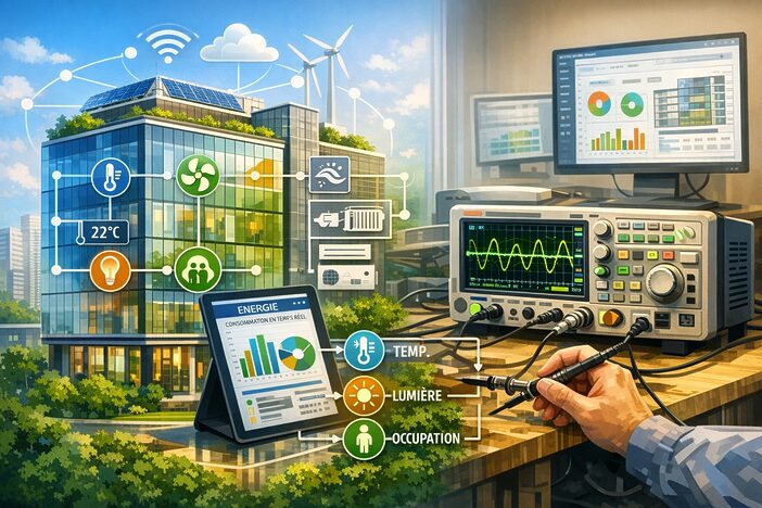 suivi donnees oscilloscope