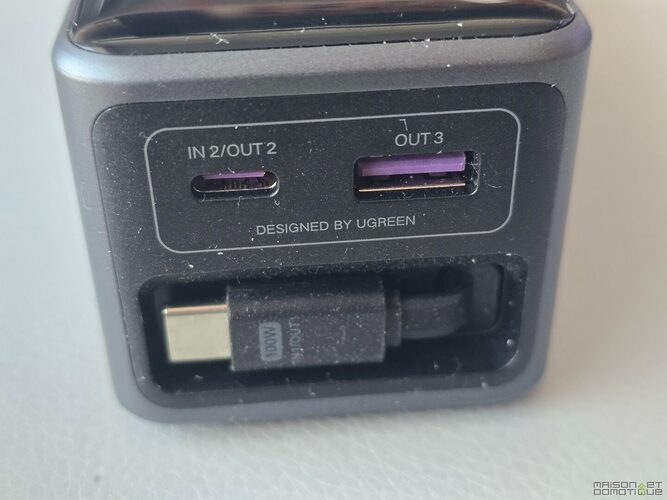 test ugreen batterie retractable 009