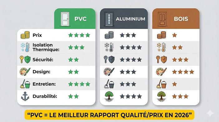 infographie porte pvc