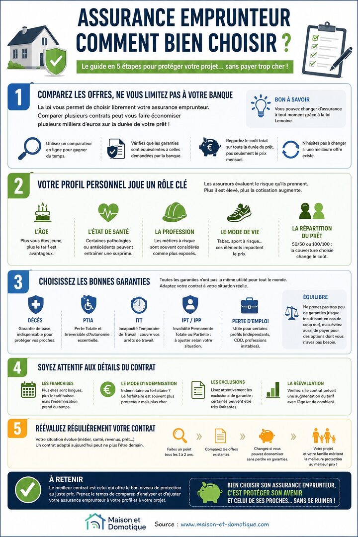 infographie choix assurance emprunteur