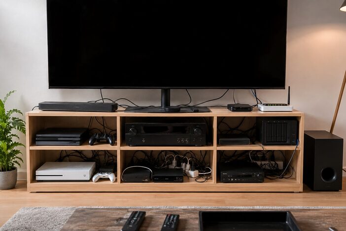 meuble tv mal range