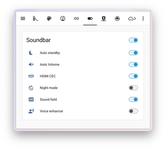 new toggle styling