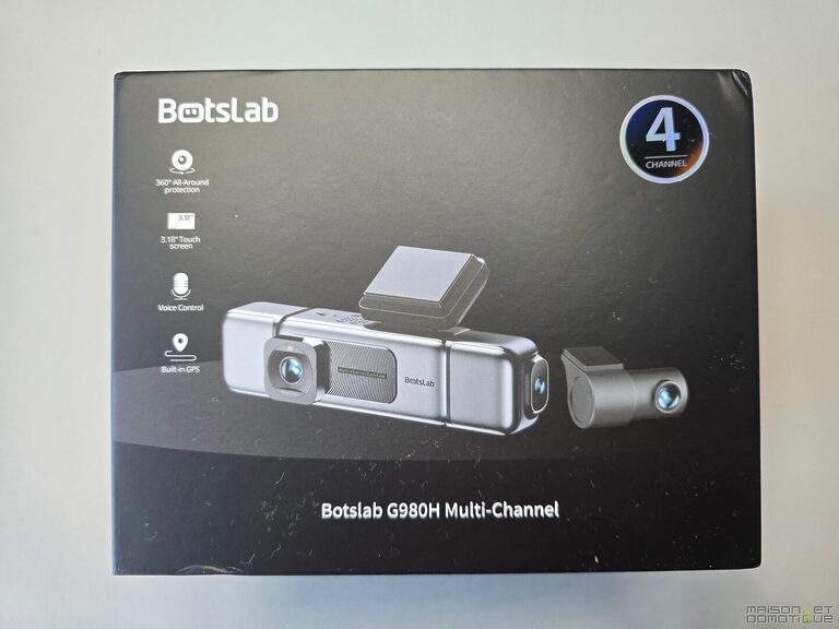 Botslab G980H Multi Channel : la dashcam 4 caméras qui surveille ...