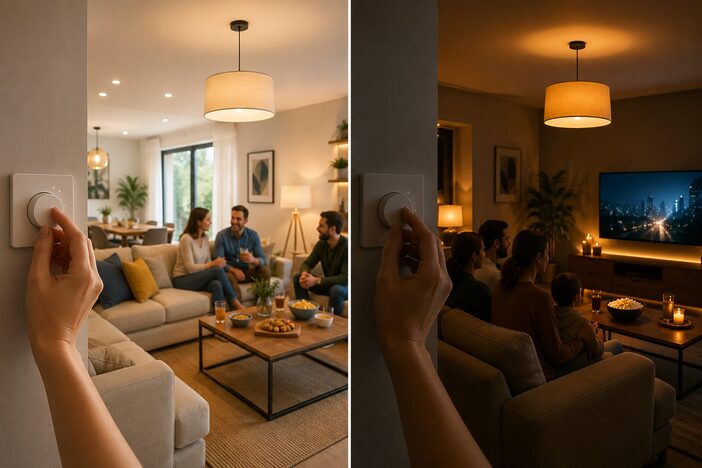 visualisation variateur de lumiere