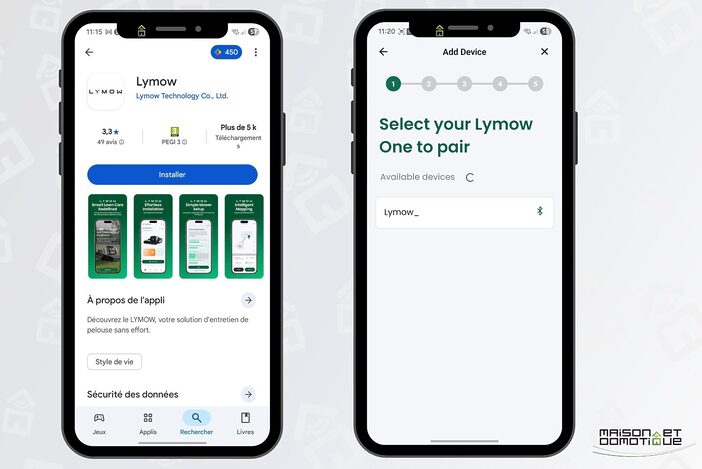 Test du Lymow One Plus : un véritable 4x4 de la tonte pour les grands terrains 16 app mymow 01