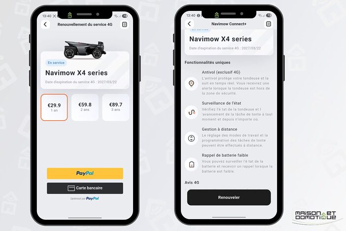 Test Navimow X4: le robot tondeuse premium qui ne craint ni les pentes ni les grands terrains 18 app navimow x4 012