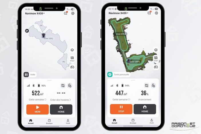 Test Navimow X4: le robot tondeuse premium qui ne craint ni les pentes ni les grands terrains 25 app navimow x4 013